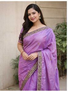 Dual shade Saree