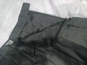 Korean black mini skirt