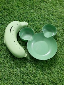 Banana Case And Micky Mouse Bowl