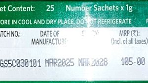 Organic India Stevia Sachets