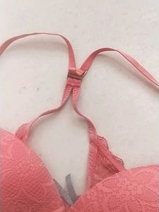 36B Pink Lace Bra(aerie)