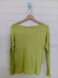 Lime Green Knit Sweater