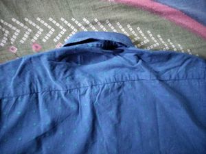 Blue Patterned Shirt