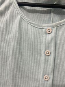 Cute Light Blue Crop Top