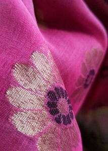 Bengal Handloom Tussar Saree Without blouse Piece