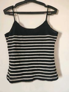 Striped Spaghetti Strap Tank