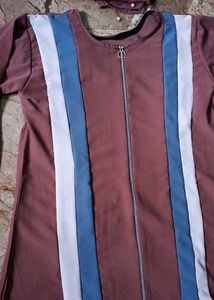 Zipper Abaya With Hijab