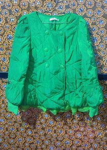 Green Quilted Jacket