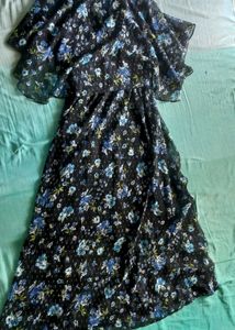Full Length Floral Dress