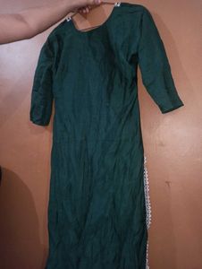 Green Pakistani Suit + Black Anarkali Combo