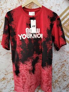 Red Graphic Print T-Shirt