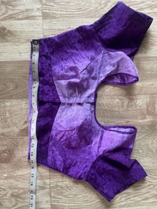 Purple Ombre Saree With Blouse
