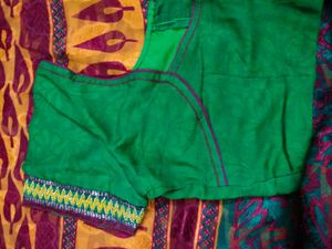 Colorful Saree with Blouse