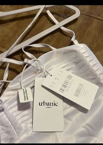 white satin top