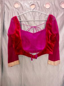 Sale !!Rose-pink Embroidery Lahenga-choli