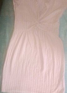 Casual Twist Front Mini Dress