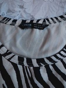 Zebra Print Tank Top