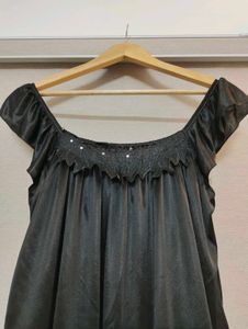 2 Black Silky Slip Dress 👗👗