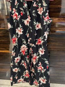 IMPORTED BLACK MIDI DRESS
