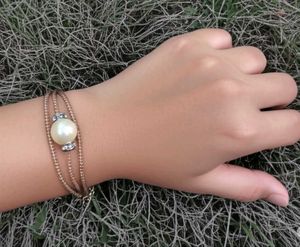 Pearl & Crystal Beaded Bracelet