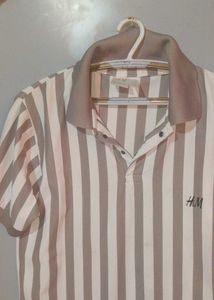 H&amp;M Striped Polo Shirt