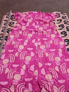 Pink Patterned Dress