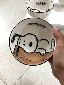 Snoopy Ceramic Bowls - Set of 4