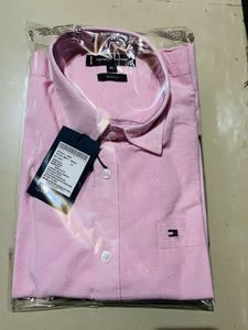 Tommy Hilfiger Peach Casual Shirt