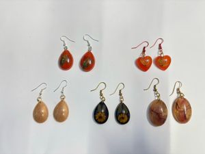 resin earrings