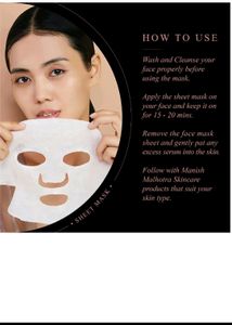 Manish Malhotra Brightening Sheet Masks