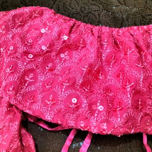 Pink Chicken Kari Embroidery Bralette