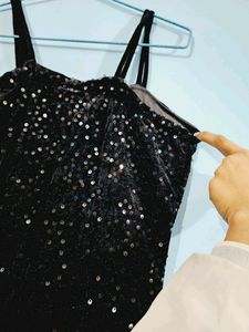 Beautiful Sequin Slit Dress