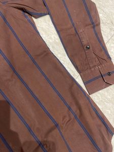 Brown Striped Apex Shirt