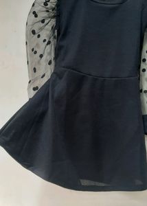 🥳Offer Only For Today Dress With Net Sleeve