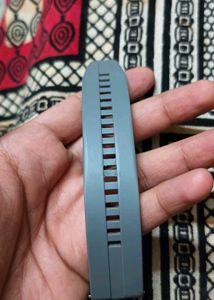 Black Rubber Watch Band