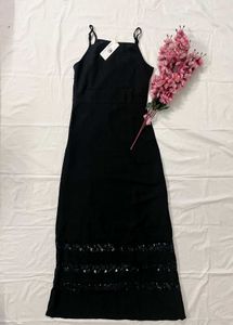Lacey Black Maxi Dress