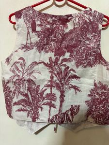 Tropical Print Vest Top (Westside)