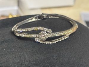 Sparkling Rhinestone Bangle Bracelet