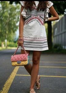 Boho Zara Embroidered Dress