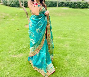 Beautiful  Green Saree