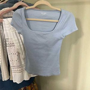 Cute Light Blue Top