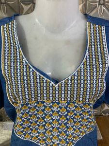 Denim Look Kurta