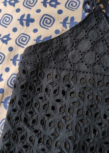 Navy Blue Hakoba Top