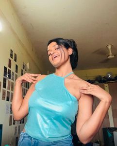 Blue Crop Top