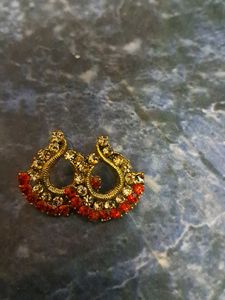 Black And Red Earings Combo