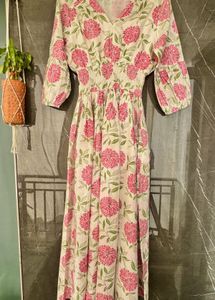 Floral Print Fit &amp; Flare Dress