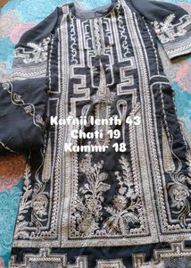 Grey Pakistani Kurta Set With Dupatta