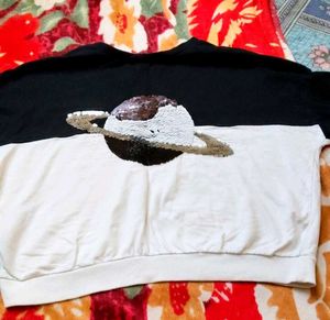 Planet Sequin Sweatshirt