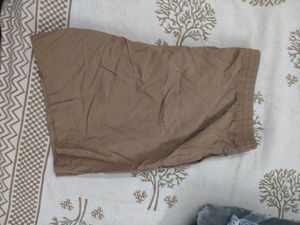 Brown Casual Shorts