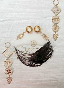 Resin 8" Pooja Thali & Wall Decor